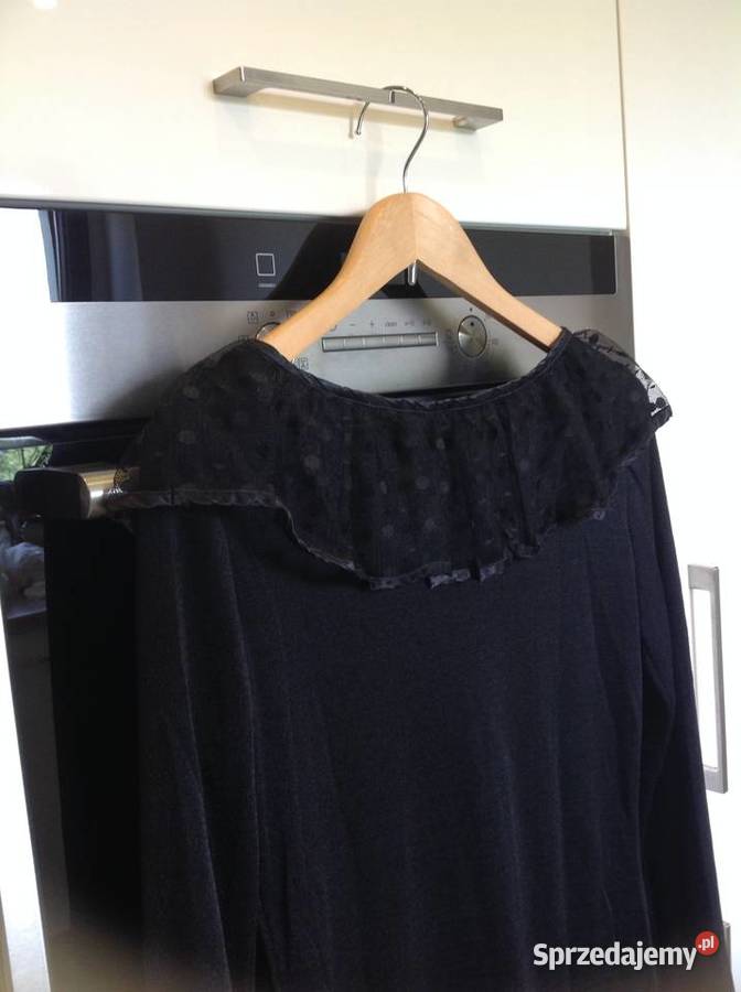 Czarna Bluzka Hiszpanka Damska BETTY BARCLEY SM Rozmiar 38(M) Nowa Sól sprzedam