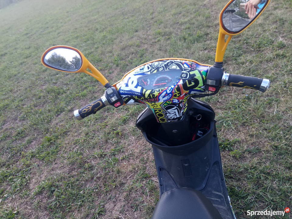 Kingway Coliber 80 Tuning Skuter nie aerox żółty Łyczana