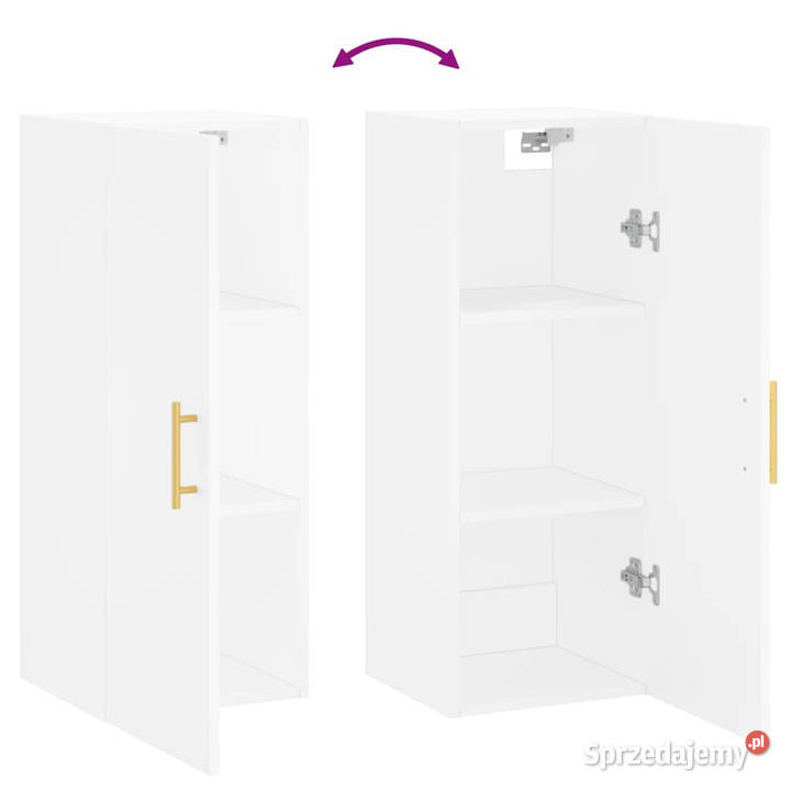 Szafka wisząca biała 345x34x90 WM828844