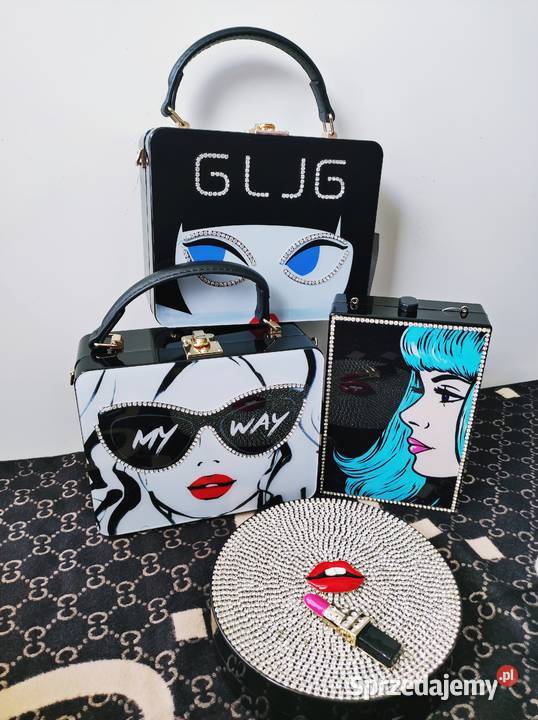 PROMOCJALATOPiękne akrylowe torebkiBiały czarny mazowieckie