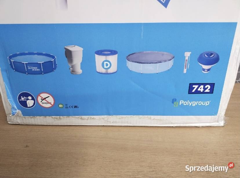 Basen Stelażowy INTEX 366x84 Pompa Wrocław sprzedam