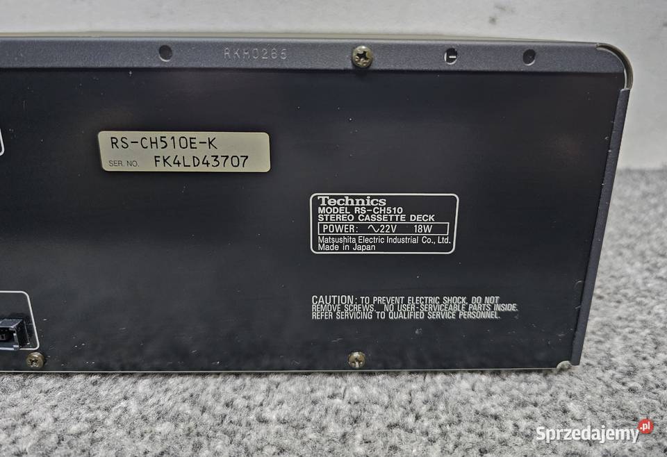 Magnetofon Deck Technics RSCH510 Elektronika Kraków