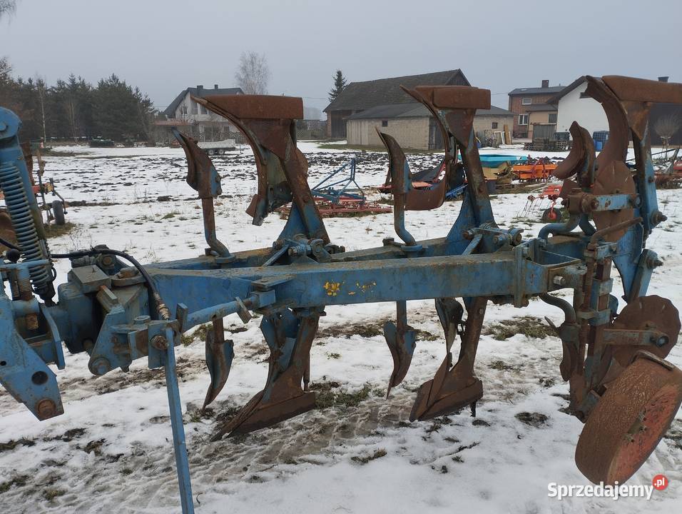 Pług obrotowy rabewerk 3 skiby przedpłużki Dankowice Trzecie