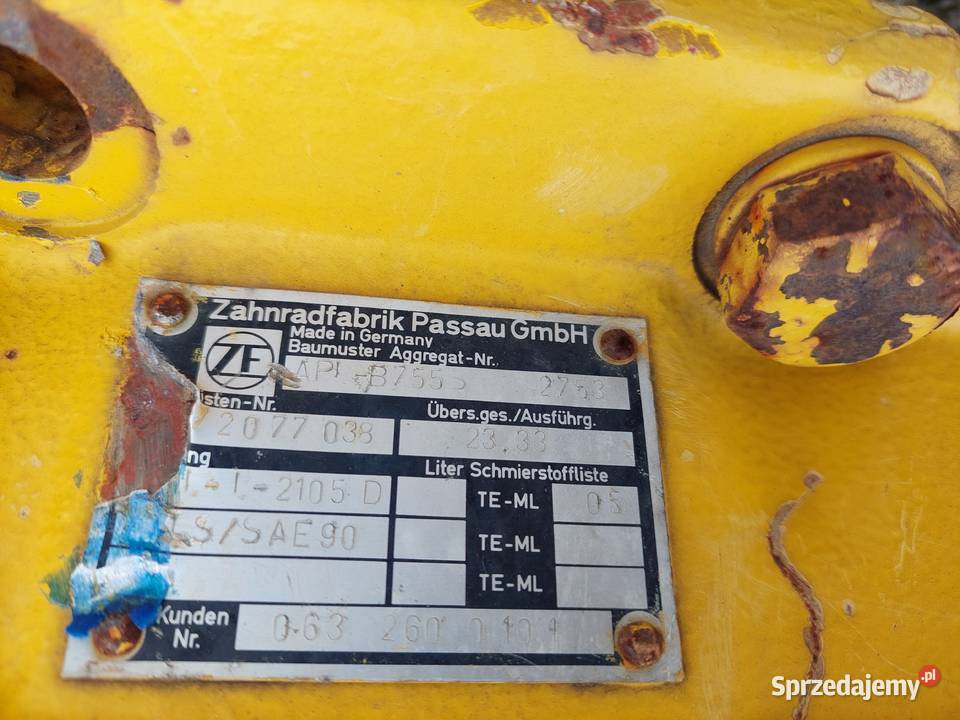 Most sztywny ZF APLB755S D210NAP 42246 Kielce