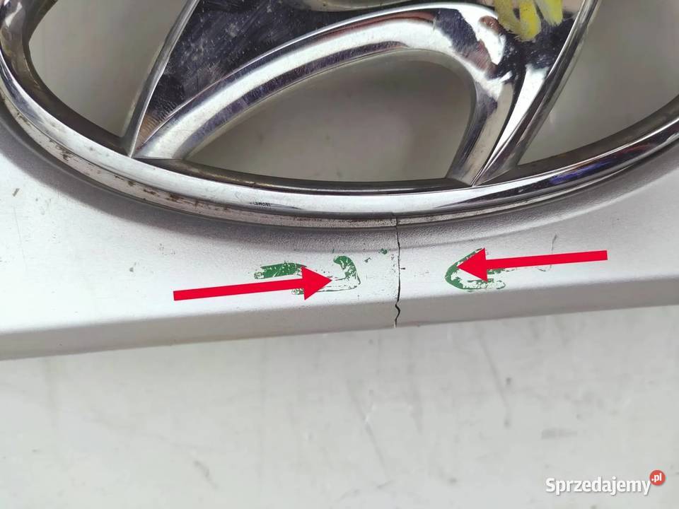Hyundai i10 2009 ATRAPA GRILL PRZOD 863620X000 wielkopolskie Przemęt