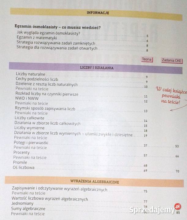 Matematyka Egzamin ósmoklasisty na 100 Pozostałe lubelskie Chełm