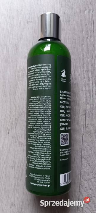 Mysterium Maska do włosów z biotyną 300ml Chrzanów