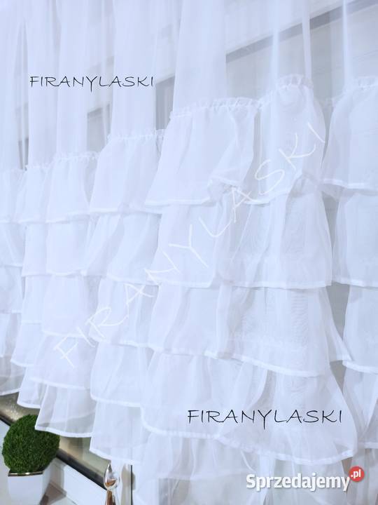 Firana do pokoju salonu kuchni firanki falbanki lubuskie