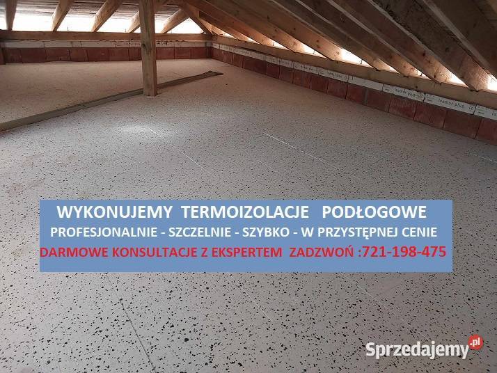STYROPIAN pod wylewki izolacje ocieplenia podłóg Warszawa usługi budowlane