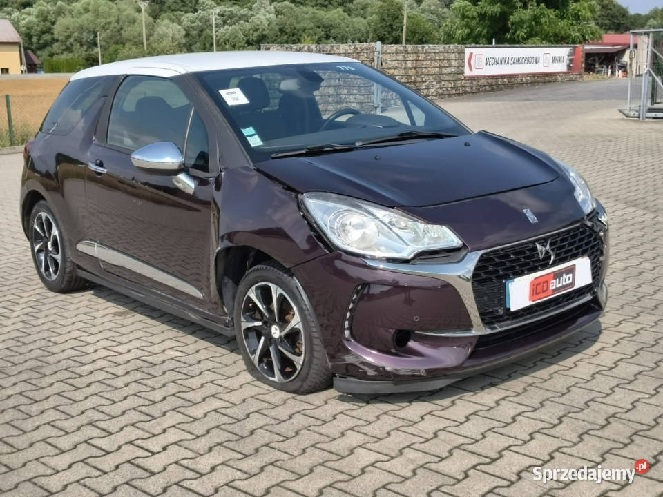 DS Automobiles DS 3 12TURBO 110 DS3 klima ledy uszkodzony Kęty