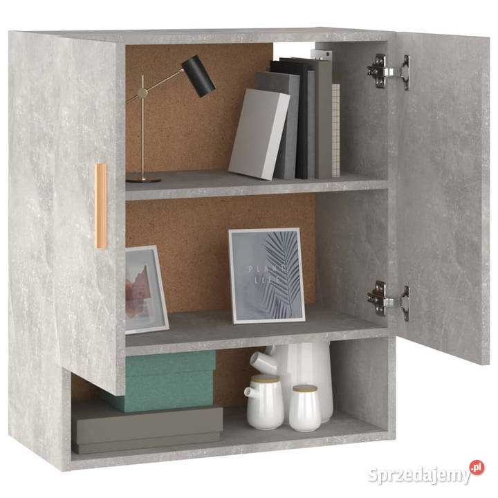 Szafka wisząca szarość betonu 60x31x70 WM812883 Warszawa