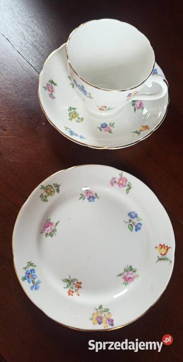 Filiżanka z talerzykiem Mayfair Made in England Porcelana i szkło Gdańsk