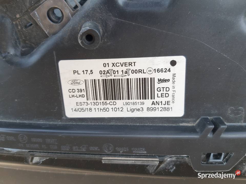 FORD MONDEO MK5 V REFLEKTOR LEWY FULL LED Trzciel