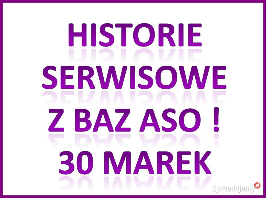 Sprawdzanie PRZEBIEGU i Historii Gorzów Wielkopolski