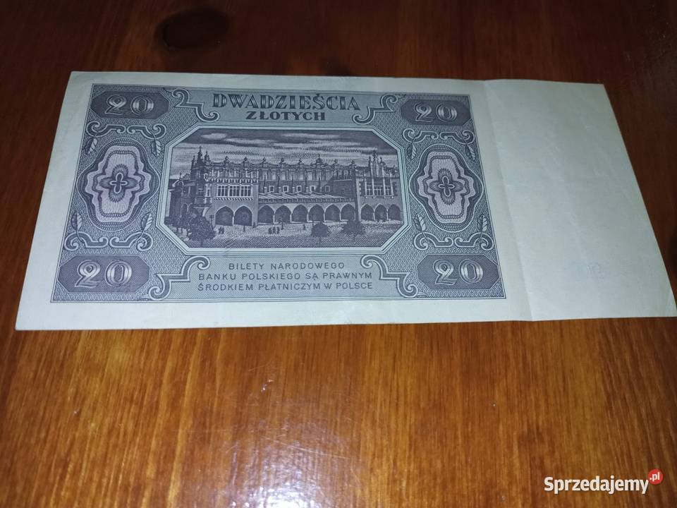 Banknot 20 dwadzieścia złotych Stalowa Wola