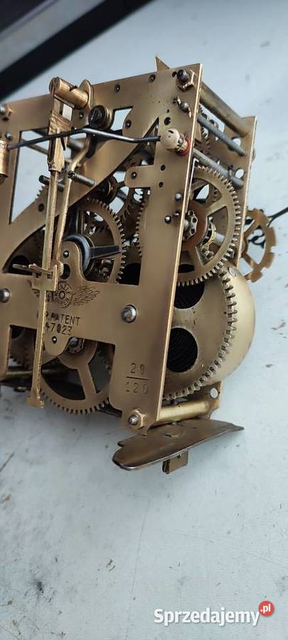 mechanizm zegara wiszącego GB sprawny nakrecany ścienny podkarpackie Mielec sprzedam