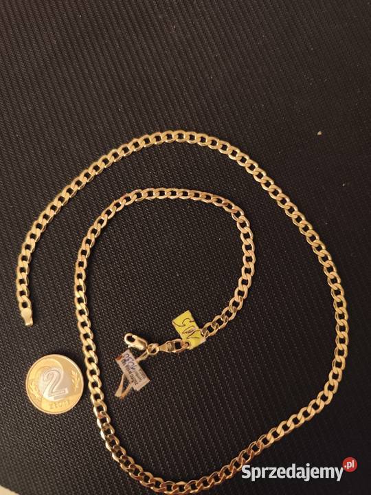Złoty łańcuszek splot Ankier