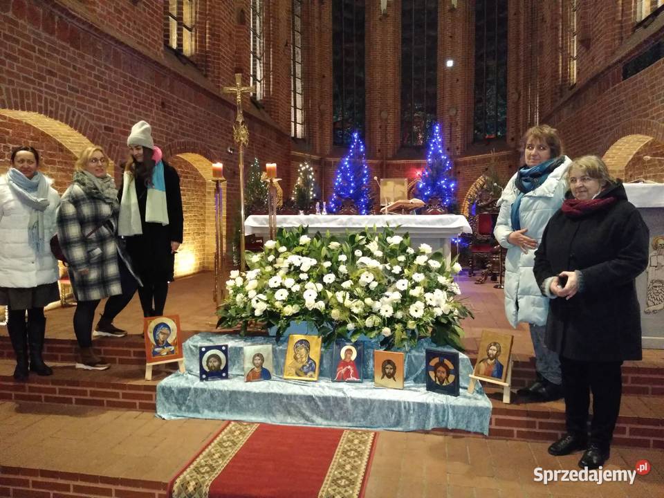 Ikona pisana na desce Archanioł Gabriel Szczecin