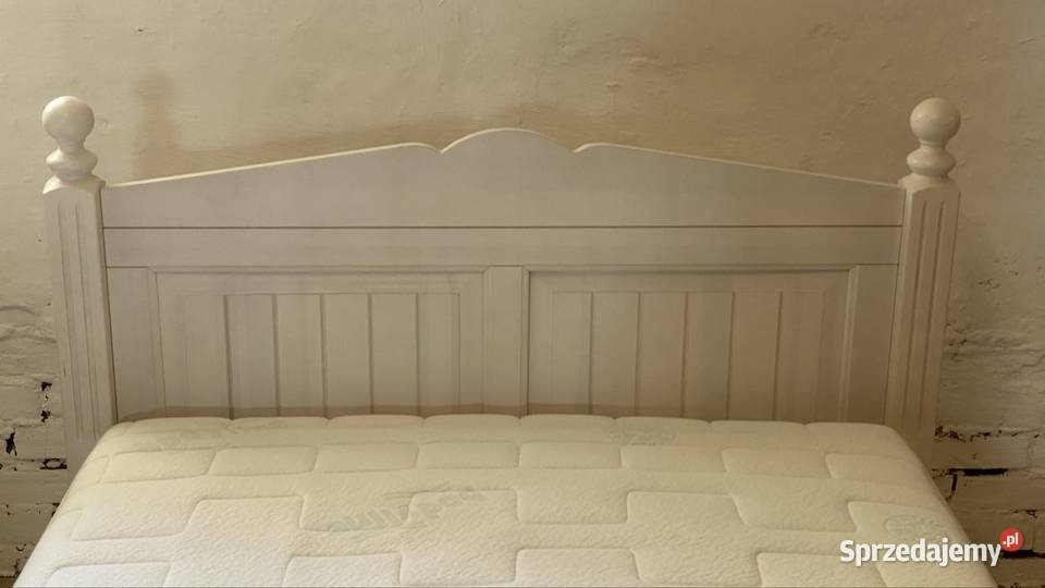 Łóżko drewniane 120x200 z regulowanym stelażem i 216cm Budno
