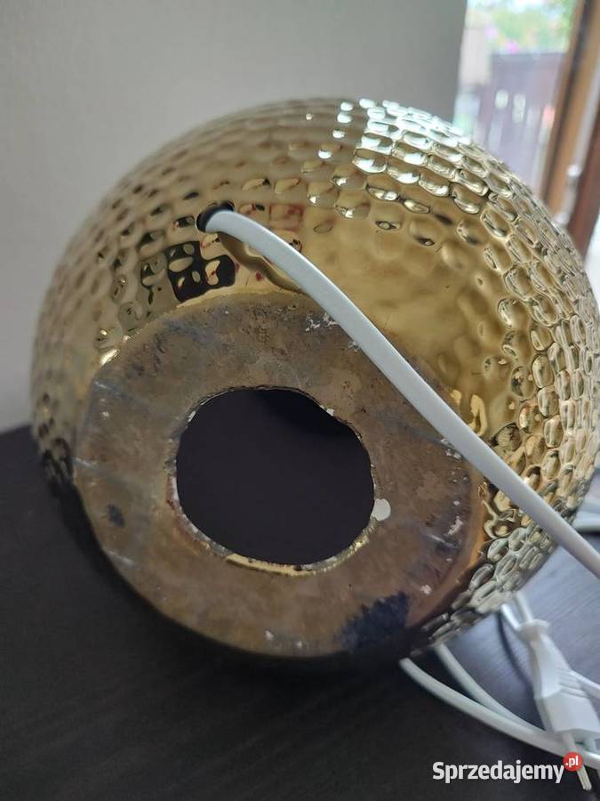 Podstawa lampy ceramiczna złota styl indyjski Legnica