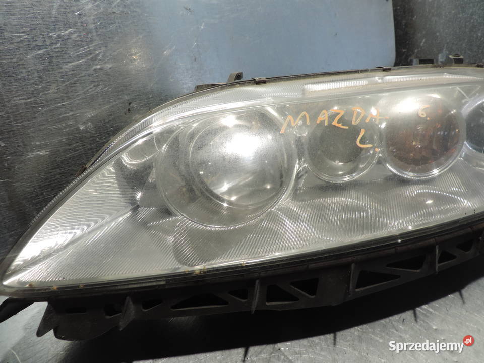 LAMPA LEWY PRZÓD REFLEKTOR MAZDA 6 I GG GY XENON Lampy przednie