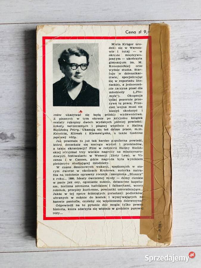 Książka Godzina pąsowej róży Maria Kruger ISKRY Łódź