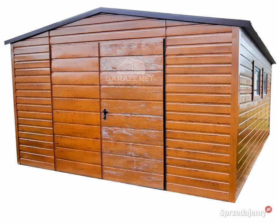 SCHOWEK DOMEK OGRODOWY 4m x 4m DWUSPAD BRAMA Łapanów