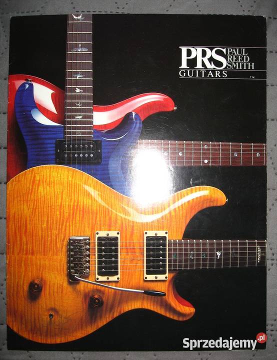 PRS Paul Reed Smith Guitars katalog gitar 1987 Instrumenty