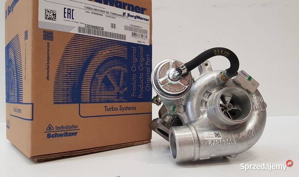 Nowa turbosprężarka BorgWarner KKK 53039880250 Turbosprężarki Siedlce