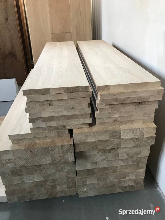 Dębowe stopnie schody trepy blaty 1000x300x40 mazowieckie Warszawa
