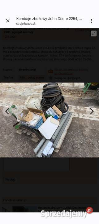 John Deere 2254 Claas