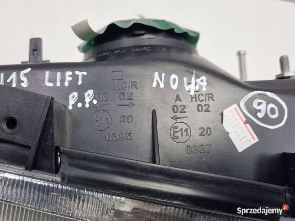 Nissan Almera N15 LIFT PRZEDNIA LAMPA PRAWA Lampy przednie Janów