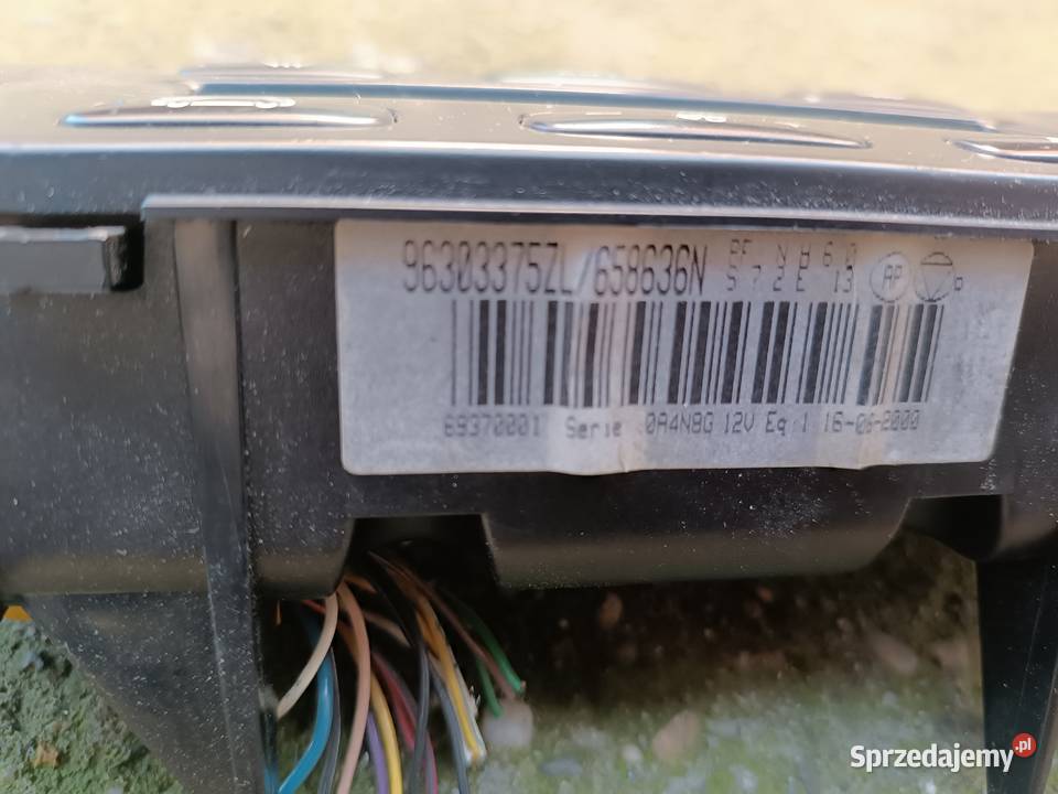 96303375ZL Panel nawiewu sterowania Peugeot 406