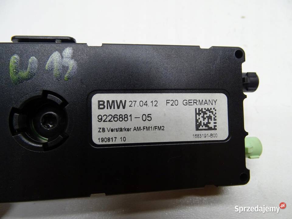WZMACNIACZ ANTENY ANTENOWY BMW F20 F21 9226881 osobowe Pozostałe sprzedam