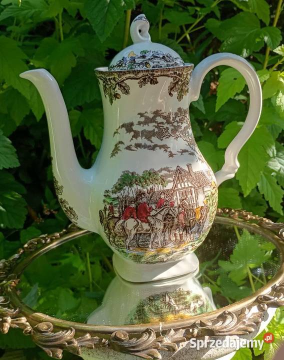 Porcelana angielska Myotts Country Life kolekcje Pabianice sprzedam