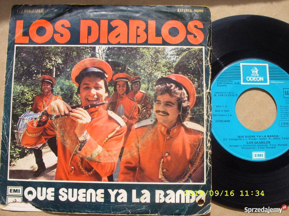 LOS DIABLOSTHE SUENE Singiel winyl dolnośląskie
