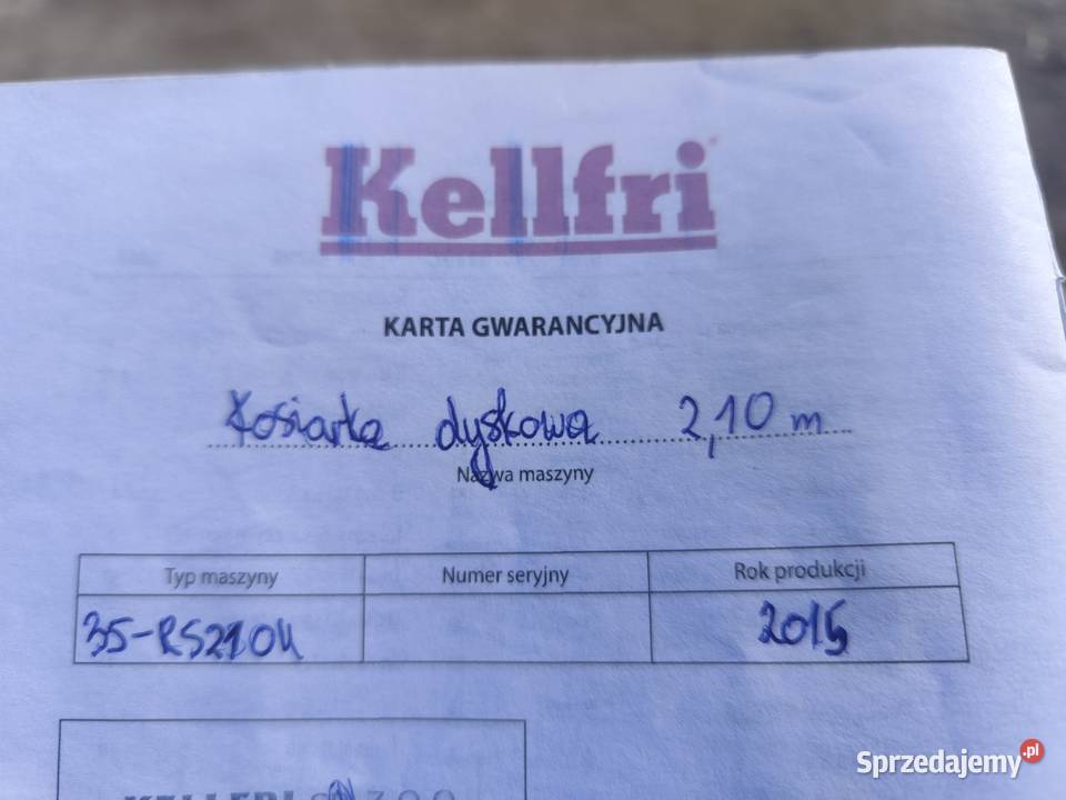 kosiarka dyskowa kellfri 210m