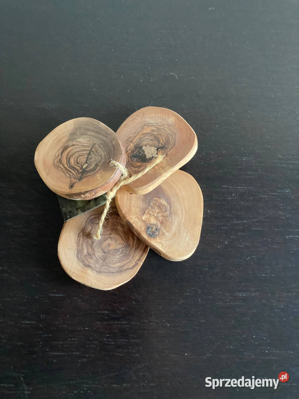 Drewniane podstawki pod szklanki kubki Arte Elbląg
