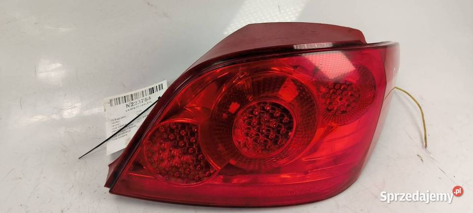 LAMPA PRAWA TYŁ PEUGEOT 307 osobowe Pozostałe Lipno