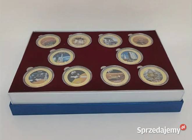 Kolekcjonerski zestaw przedstawiający kosmiczny mazowieckie Warszawa