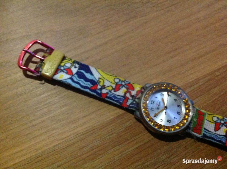 Zegarek Dziecięcy z Cyrkoniami Scout Kwarcowy Dziecięce Nowa Sól sprzedam
