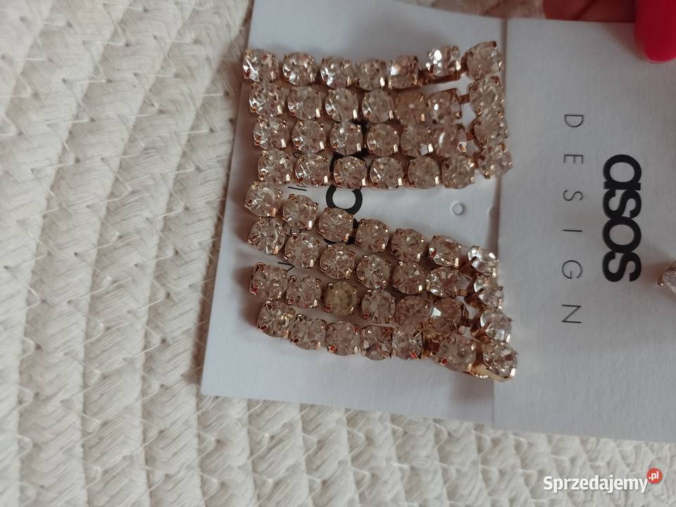 ASOS Ekskluzywne Bogato zdobione kolczyki Kraków