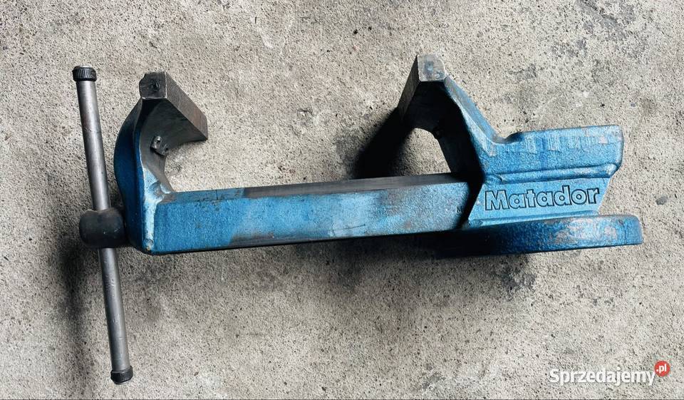 Imadło ślusarskie stałe 140 mm MATADOR Produkcja łódzkie Czarnożyły
