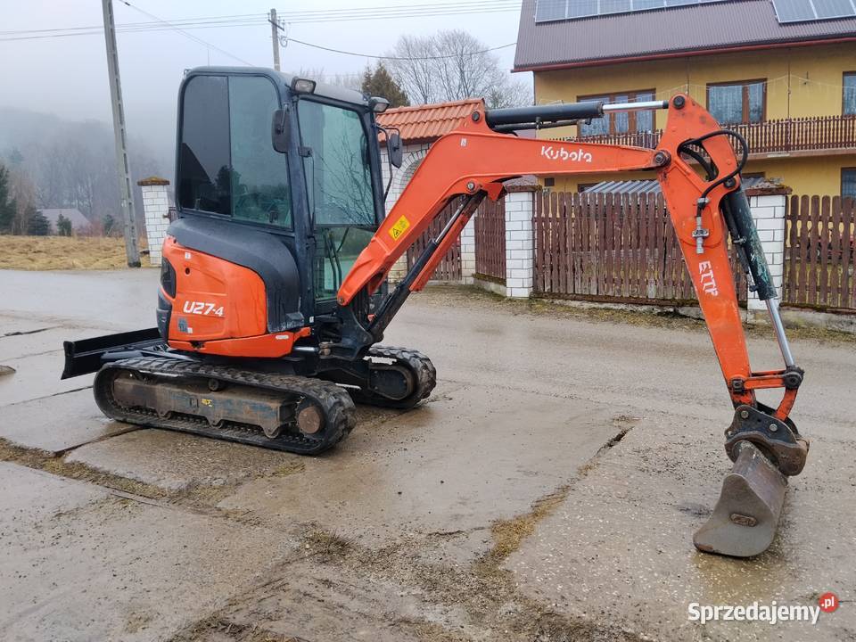 Kubota minikoparka kx u274 takeuchi yanmar małopolskie Sucha Beskidzka sprzedam