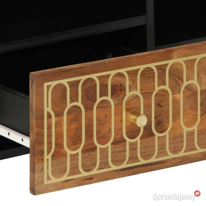Szafka pod telewizor 100x33x46 lite drewno mango