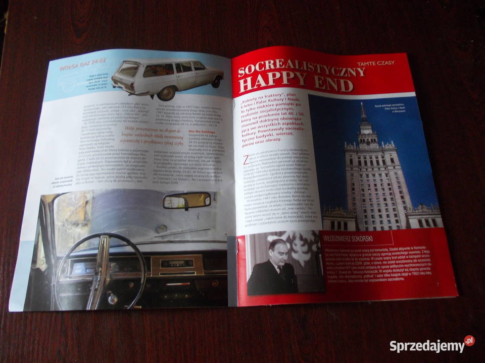 Gazetka kultowe auta prl wołga 2402 gaz 1550 Stalowa Wola sprzedam