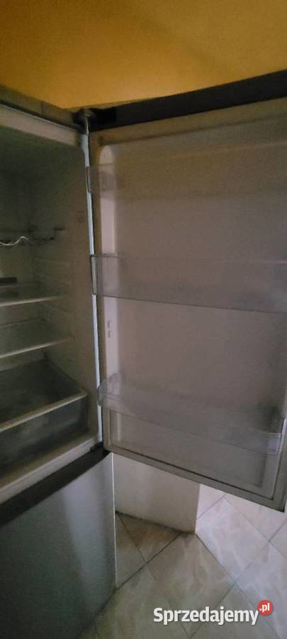 Lodówka zamrażarka beko 180 inox srebrna Łazy