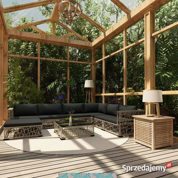 vidaXL 8cz zestaw wypoczynkowy do ogrodu Warszawa