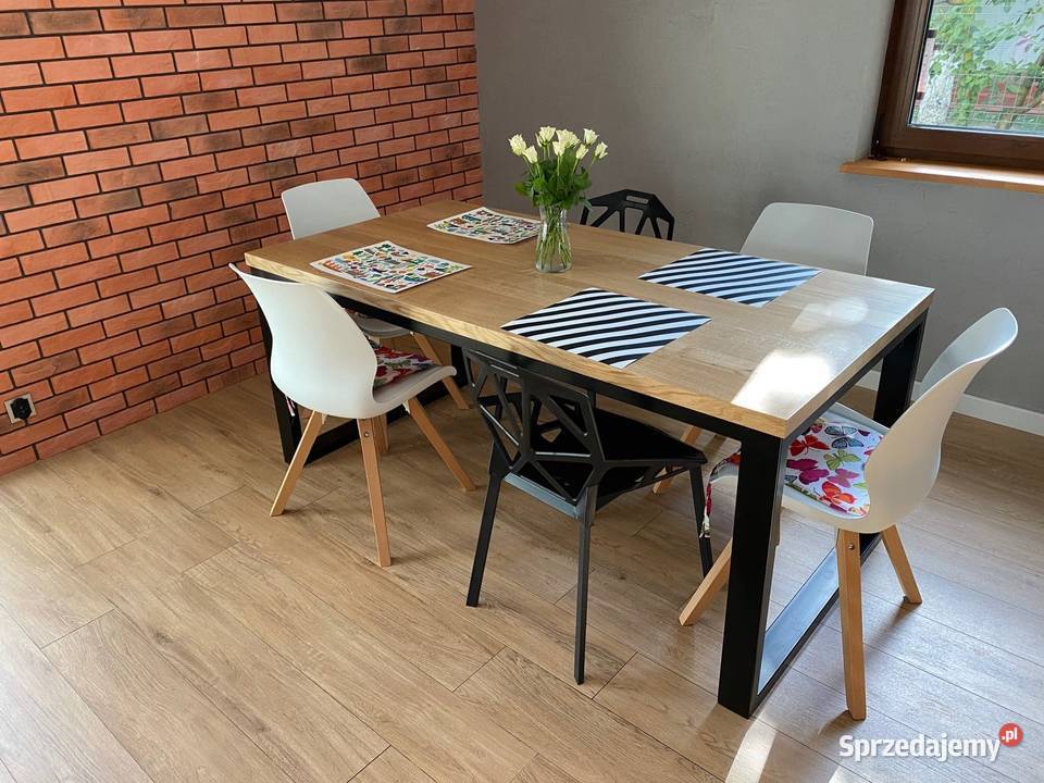 Stół debowy Loft industrial rustikal nowy 140cm Rzeszów
