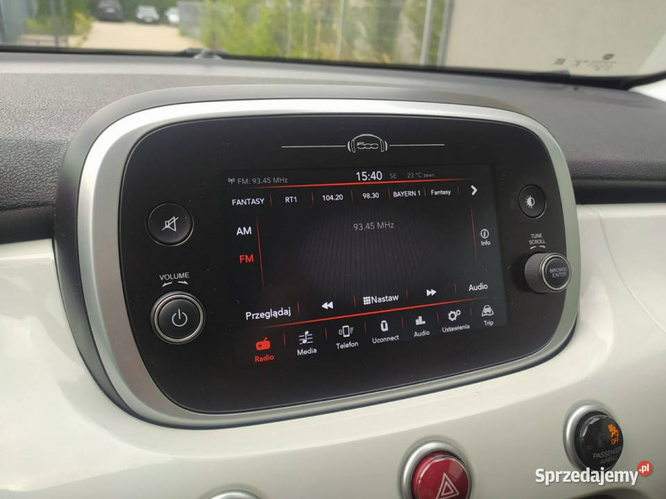 Fiat 500x 16 ETorg 110BezwypadkowyNiski przebieg elektryczne lusterka Łódź sprzedam